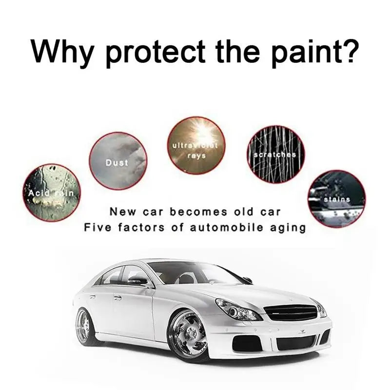 10H 120ML Ceramic Car Coating Car Glossy Coat Auto Paint Care Cleaning